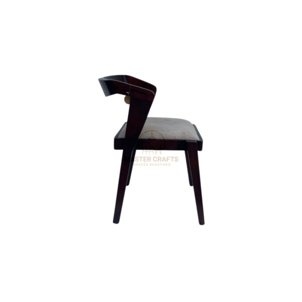 Modern Wooden Dining Chair - Image 3