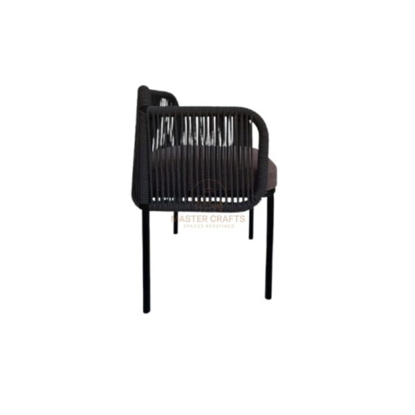 Charcoal Weave Armchair - Image 2