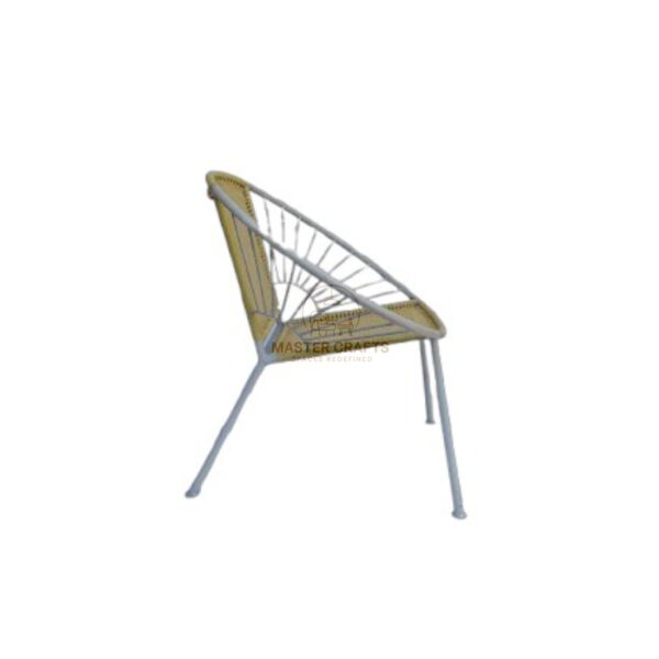 Tan Woven Acapulco-Style Chair - Image 2