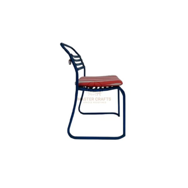 Cobalt Stripe Outdoor Chair - Image 2