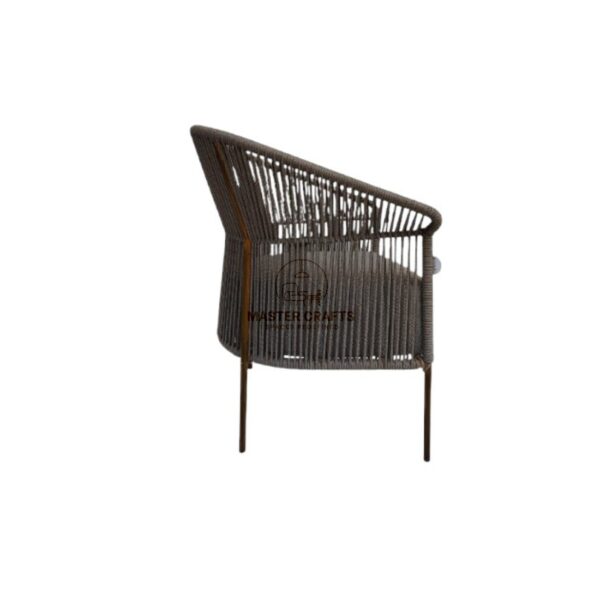 Taupe Woven Armchair - Image 2
