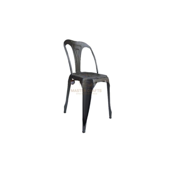 Industrial Metal Side Chair - Image 3