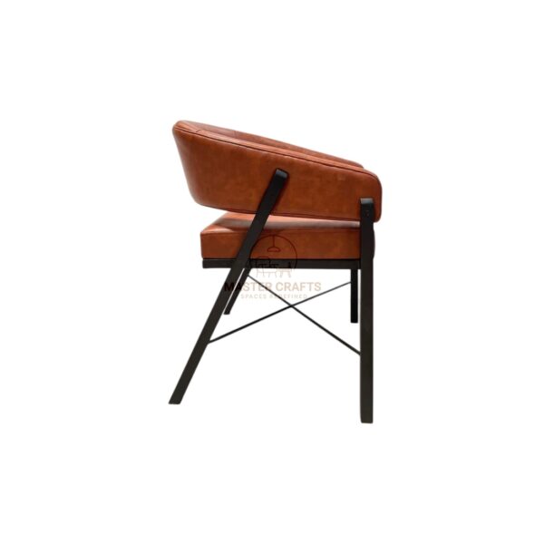 Toffee Cross Armchair - Image 2