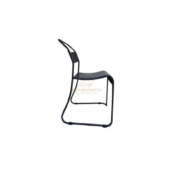 Industrial Minimalist Metal Chair - Image 2