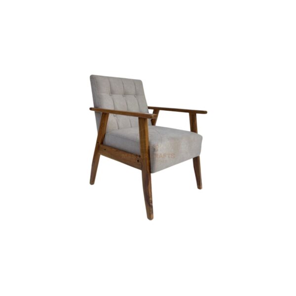 Wooden Accent Chair - Image 4