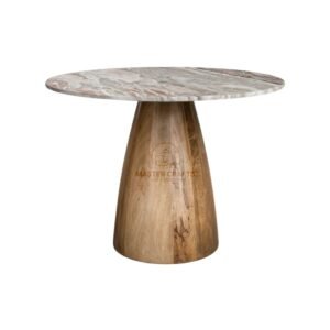 Eclat Marble Pedestal Table