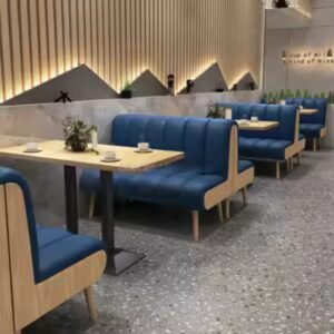 Outdoor Metal & Wood Bench