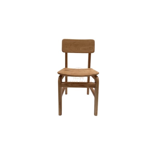 Amber Curve Wood Chair
