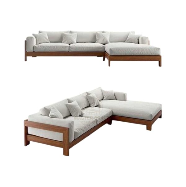 Nordic Wood-Frame Lounger