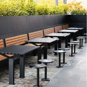 Minimalist Wood Dining Bench