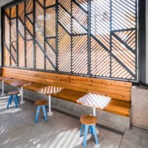 Compact Space-Saving Bench