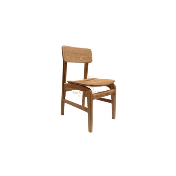 Amber Curve Wood Chair - Image 2