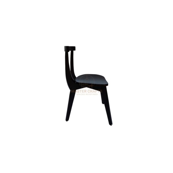 Onyx Minimal Wood Chair - Image 2