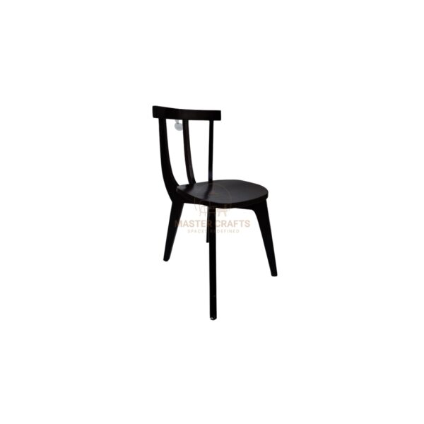 Onyx Minimal Wood Chair - Image 4