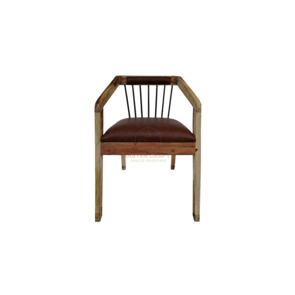 Rustic Spoke Wood Chair