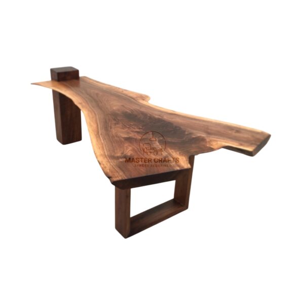 Live Edge Solid Wood Statement Table