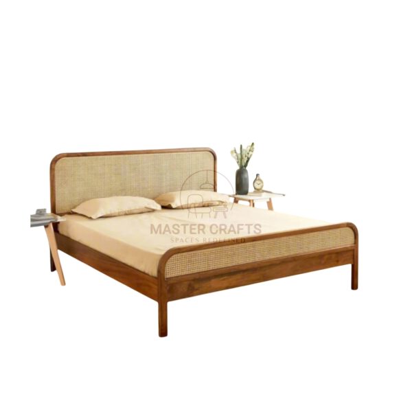 Space-Saving Dark Wood Trundle Bed with Drawers