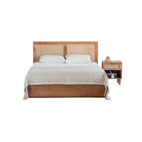 Rustic Reclaimed Wood Platform Bed
