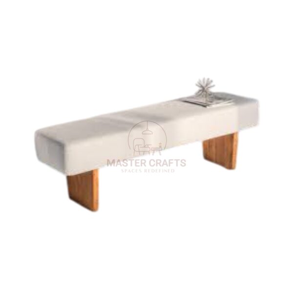 Regal Grey Tuft Bench