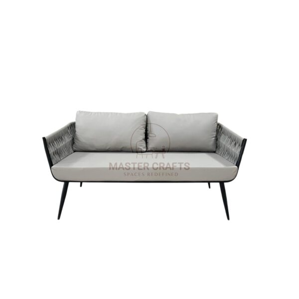 The Modern Rope-Weave Loveseat