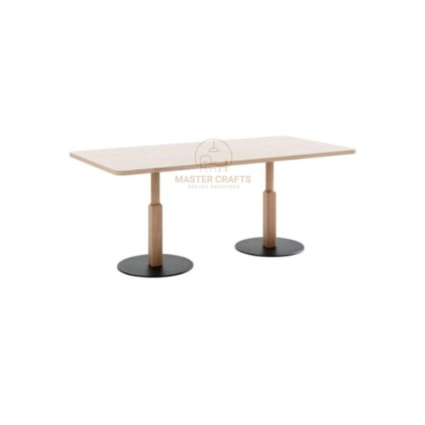 The Adjustable Dual-Pedestal Table