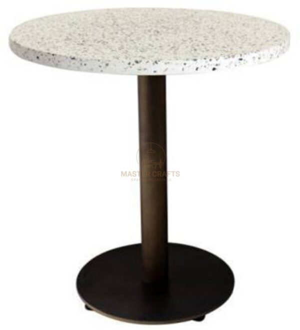 Terrazzo Pedestal Cafe Table