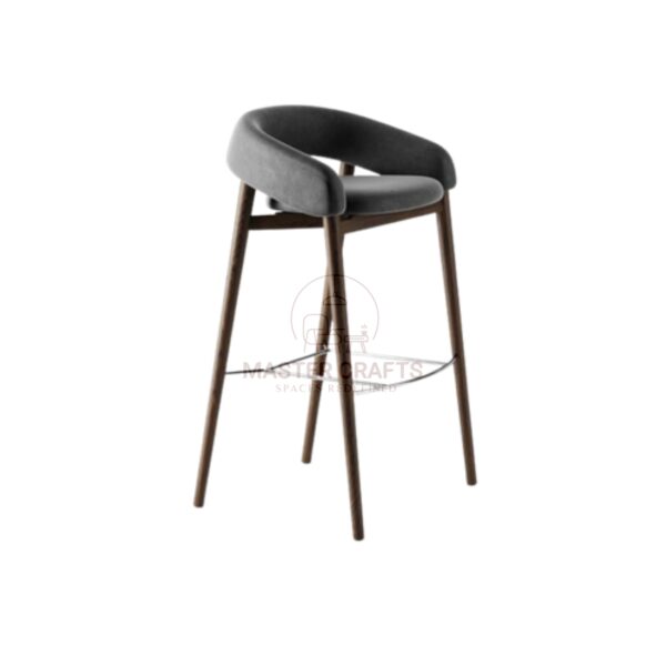 Scandinavian-Inspired Wood Frame Stool