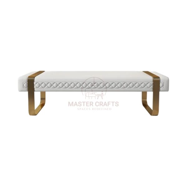The Geometric Luxe Bench