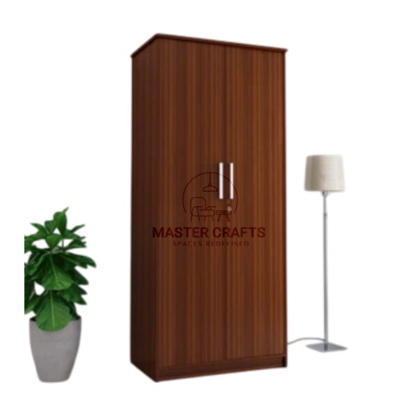 The Contemporary Mahagony Two-Door Wardrobe