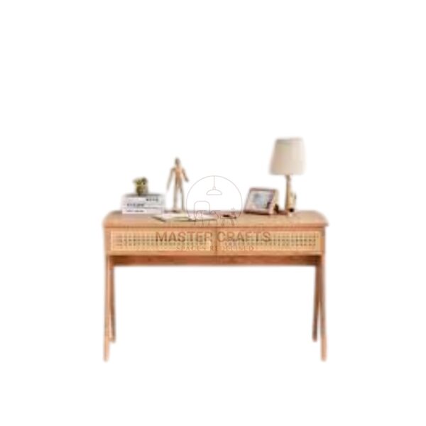 The "Coastal Rattan Cane Writing Desk"