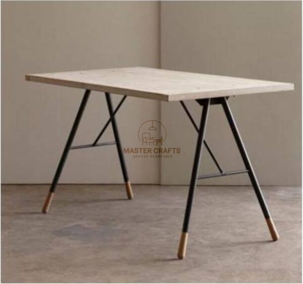 The Tipped-Foot Trestle Table