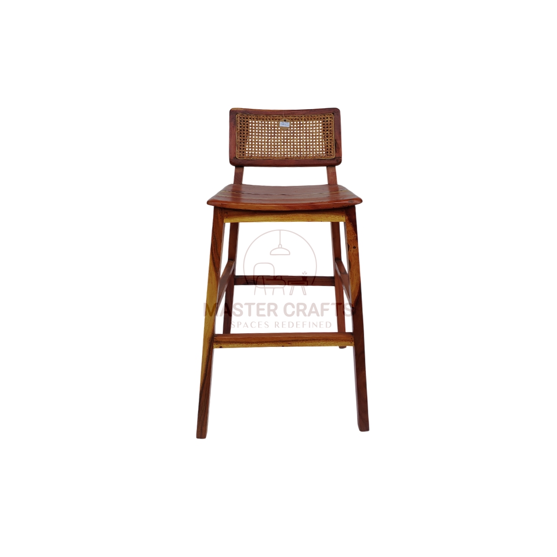 Hazel Cane Bar Chair