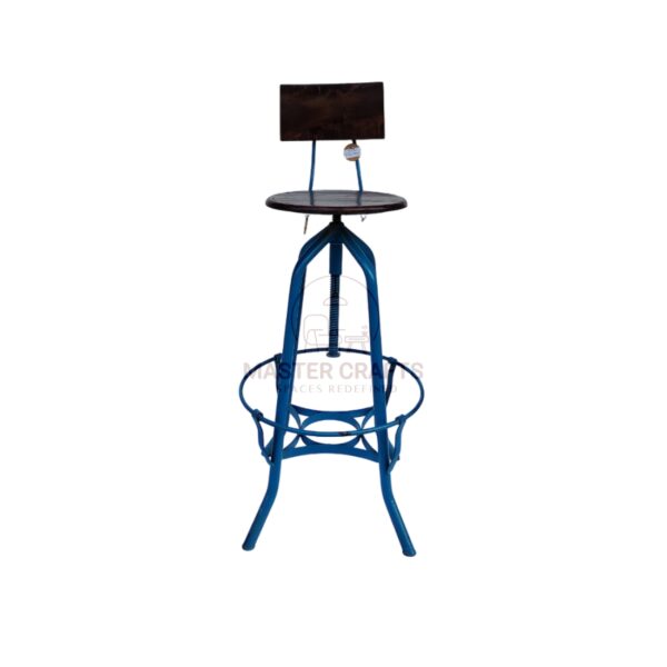 Spin Wood Bar Stool