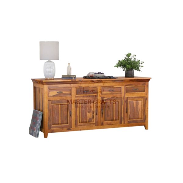 Rustic Solid Wood Extra-Long Dining Sideboard