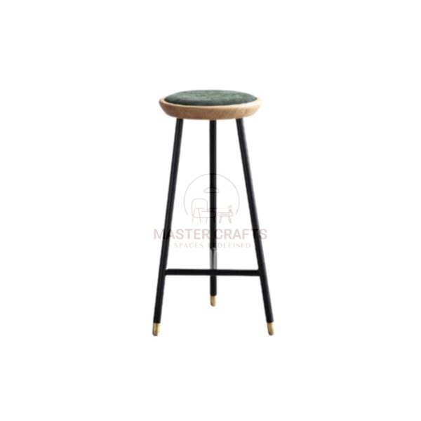 Tripod Scandinavian Wood Stool