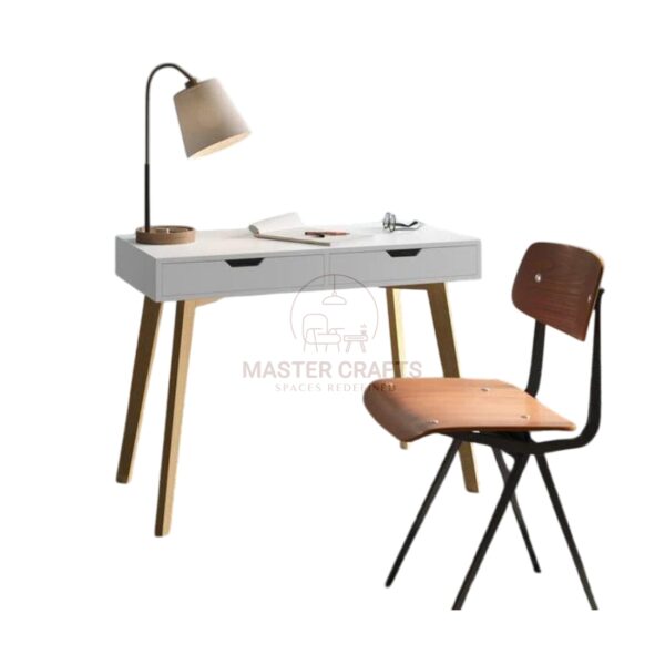 The Scandi-Minimalist White Desk