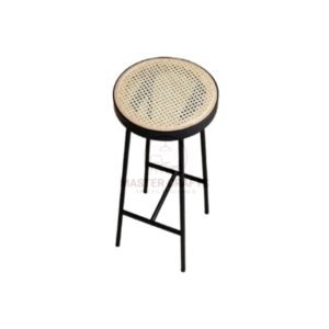  Backless Industrial Metal Stool