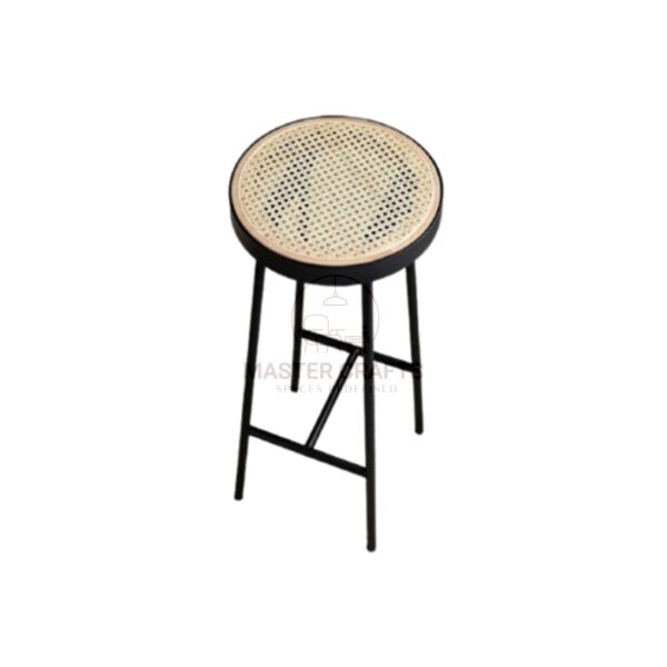  Backless Industrial Metal Stool