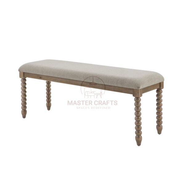 The Boho Rattan Oval Bench