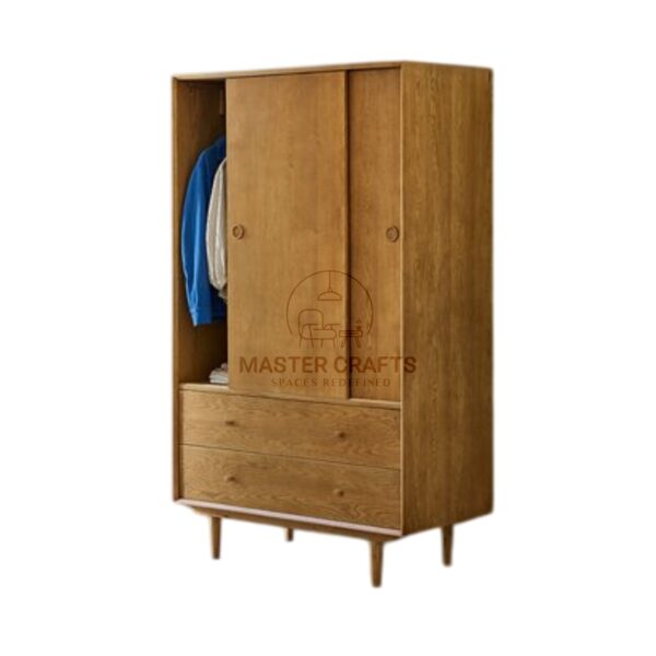 The Mid-Century Sliding Door Armoire