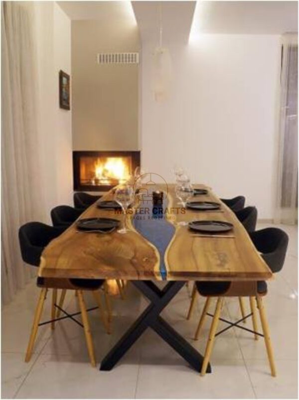 The Epoxy River Dining Table