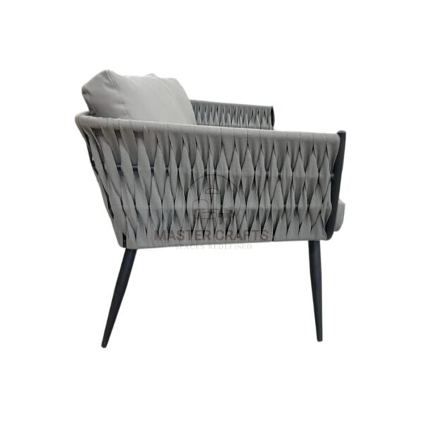 The Modern Rope-Weave Loveseat - Image 3