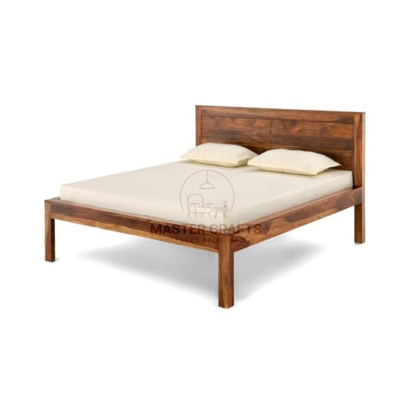 Elevated Classic Solid Wood Bed Frame