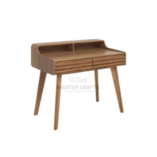 The "Compact Slatted Organizer Desk"